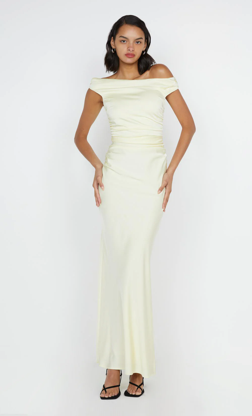 ETERNITY OFF SHOULDER MAXI - ICE YELLOW - Image 5