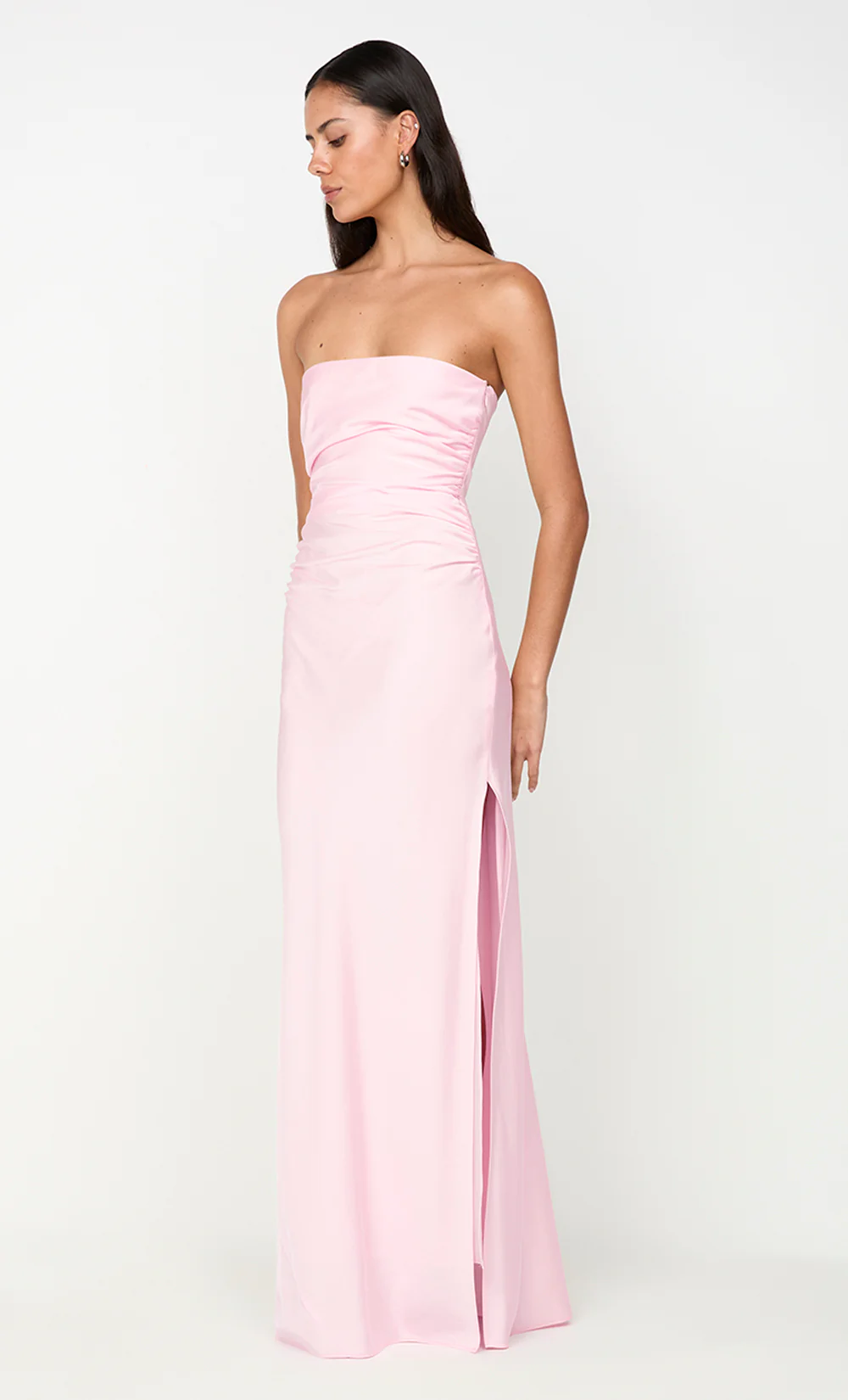 ETERNITY STRAPLESS MAXI DRESS - POWDER PINK - Image 3