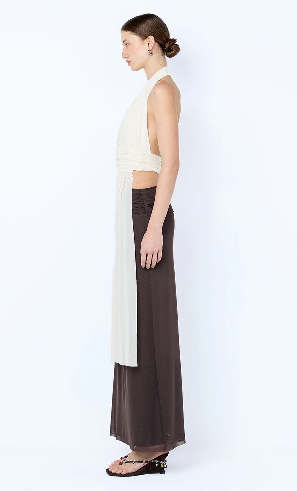 EVA DRAPE TOP - SNOW - Image 4