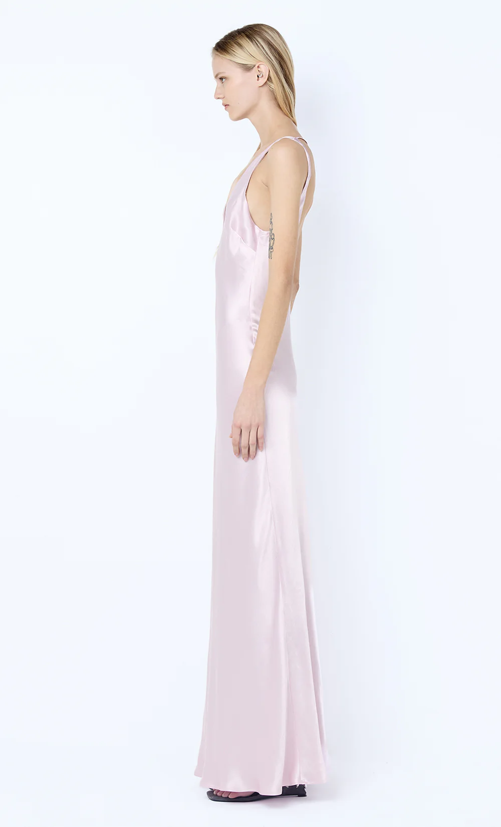 FLORENCE V NECK MAXI DRESS - BALLET - Image 5