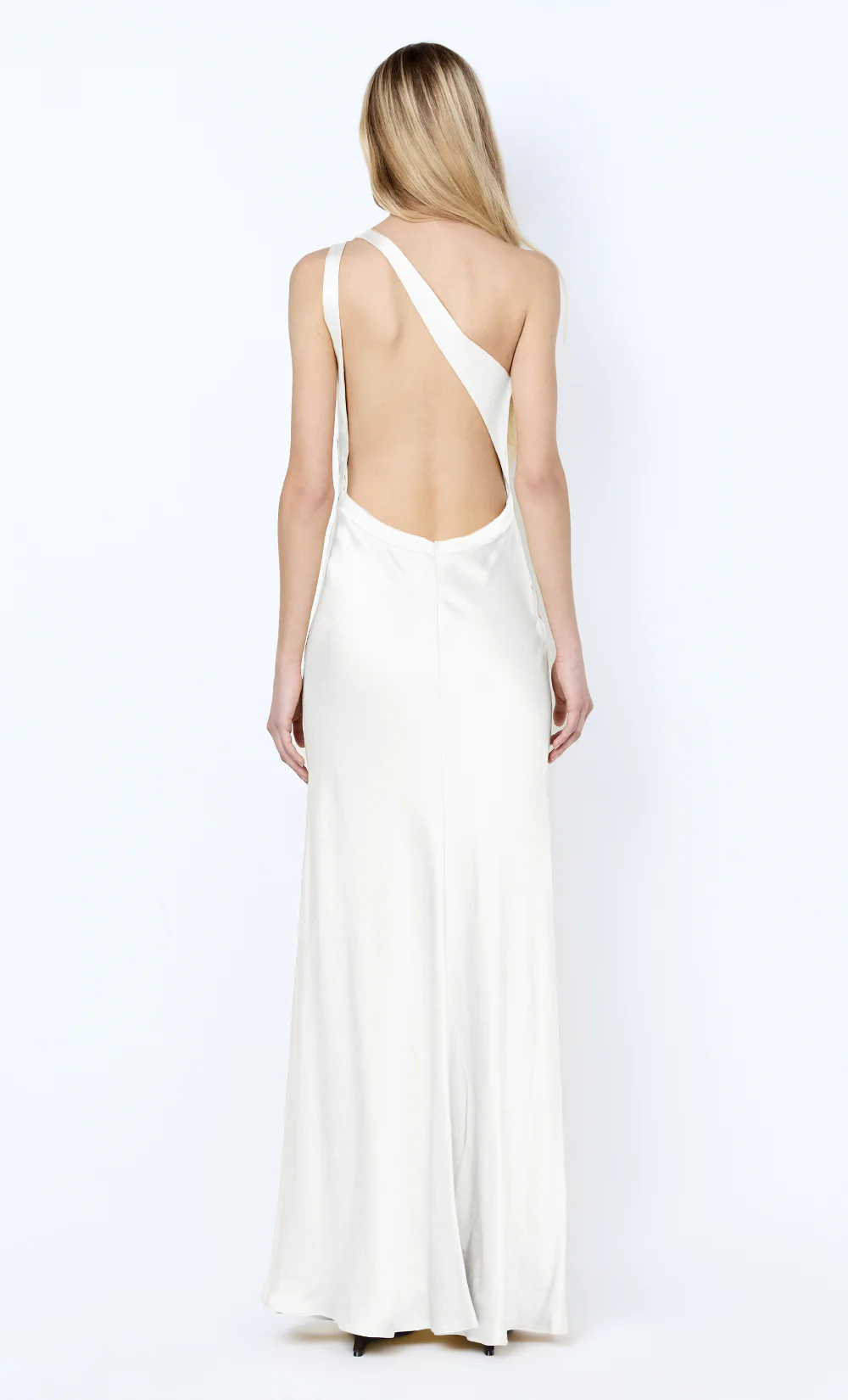 GIA ASYM MAXI DRESS - IVORY - Image 2