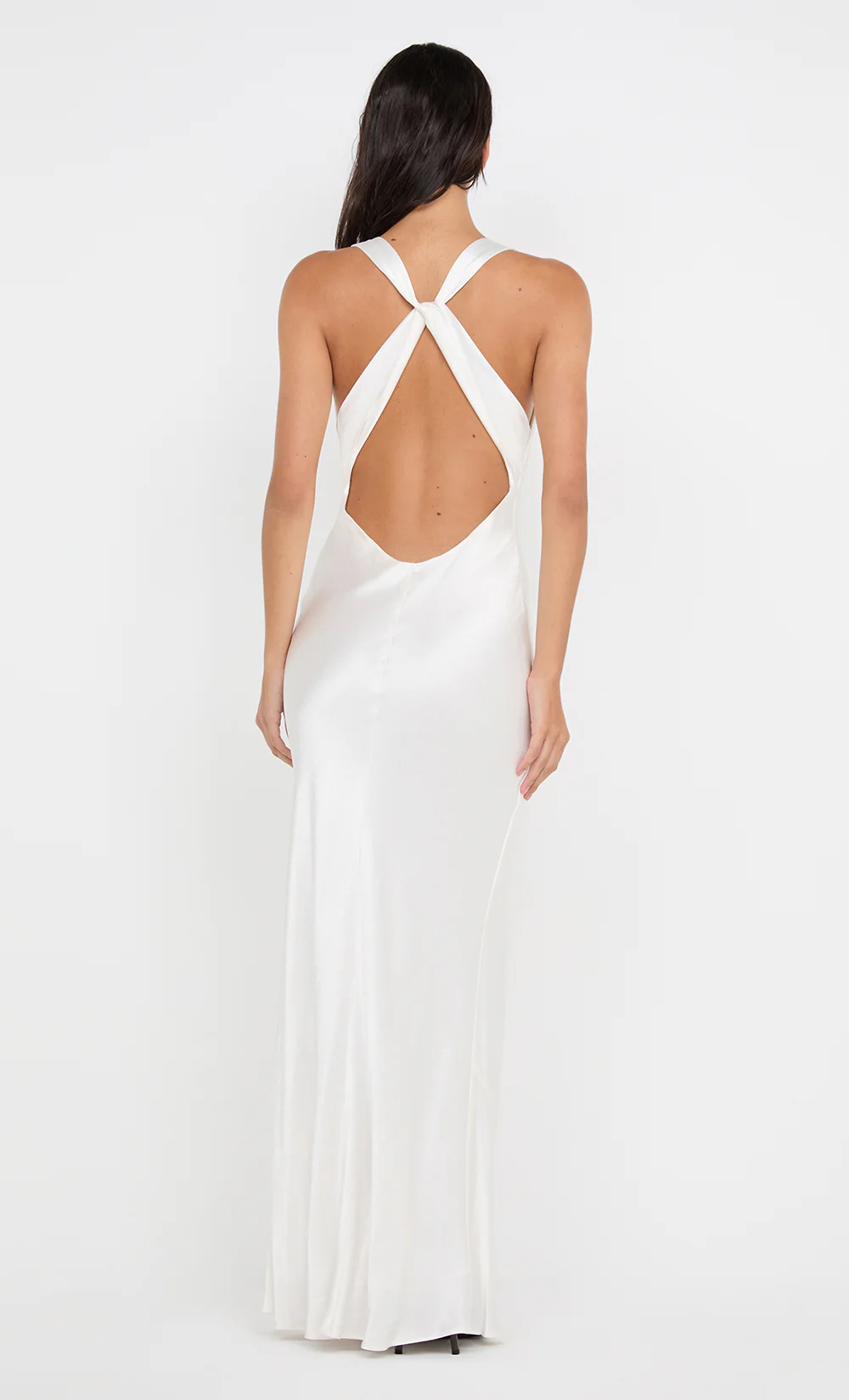 GIA HALTER MAXI DRESS - IVORY - Image 5