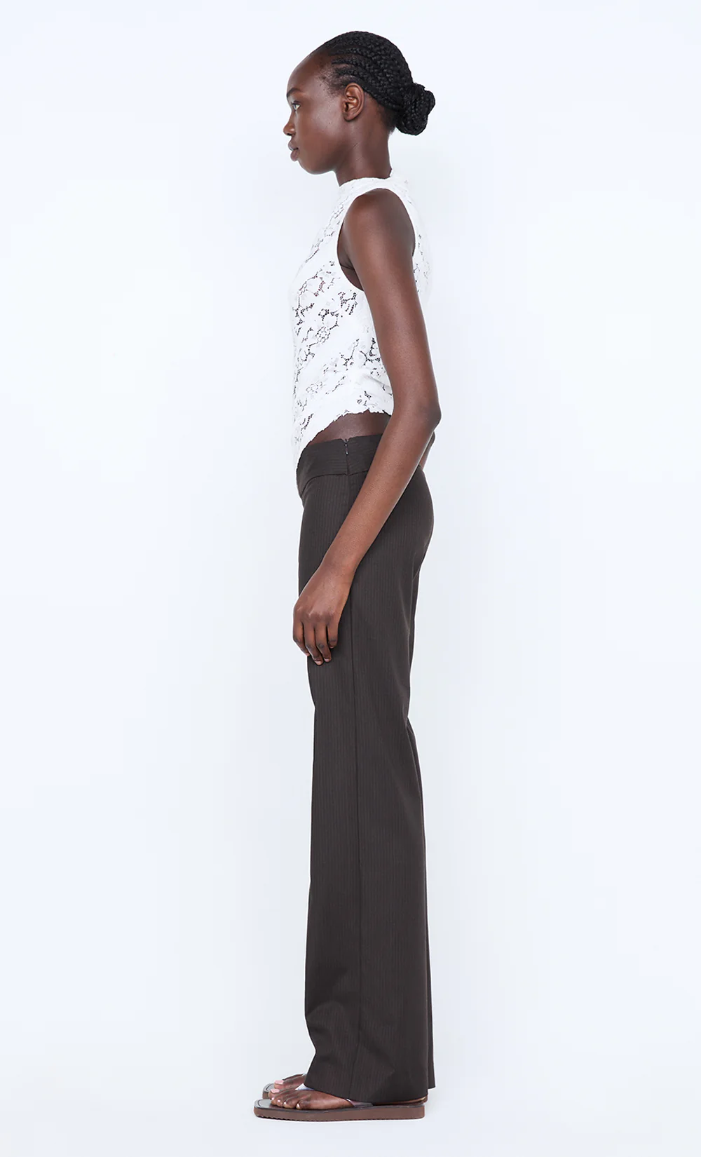 HENRIETTA ASYM TOP - WHITE - Image 4