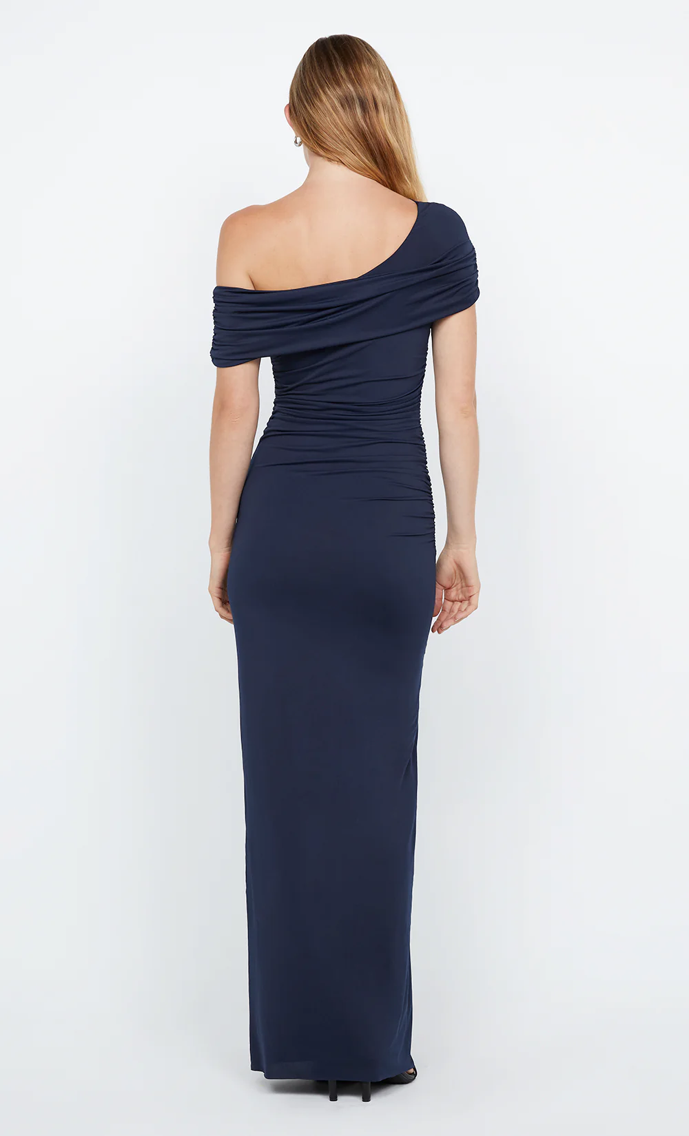 IMOGEN ASYM MAXI DRESS - INK - Image 3