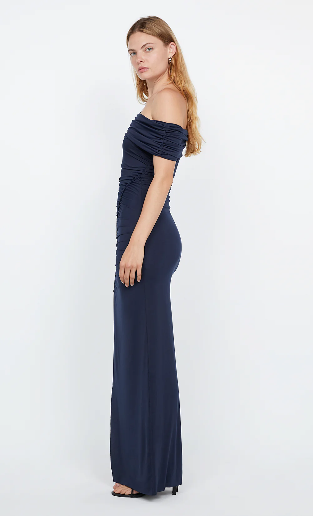 IMOGEN ASYM MAXI DRESS - INK - Image 5