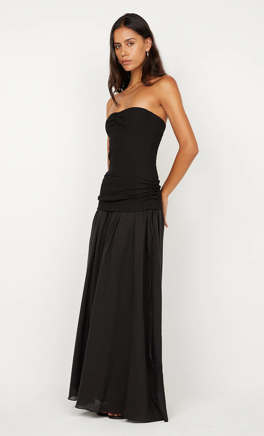 IONE MAXI DRESS - BLACK - Image 2