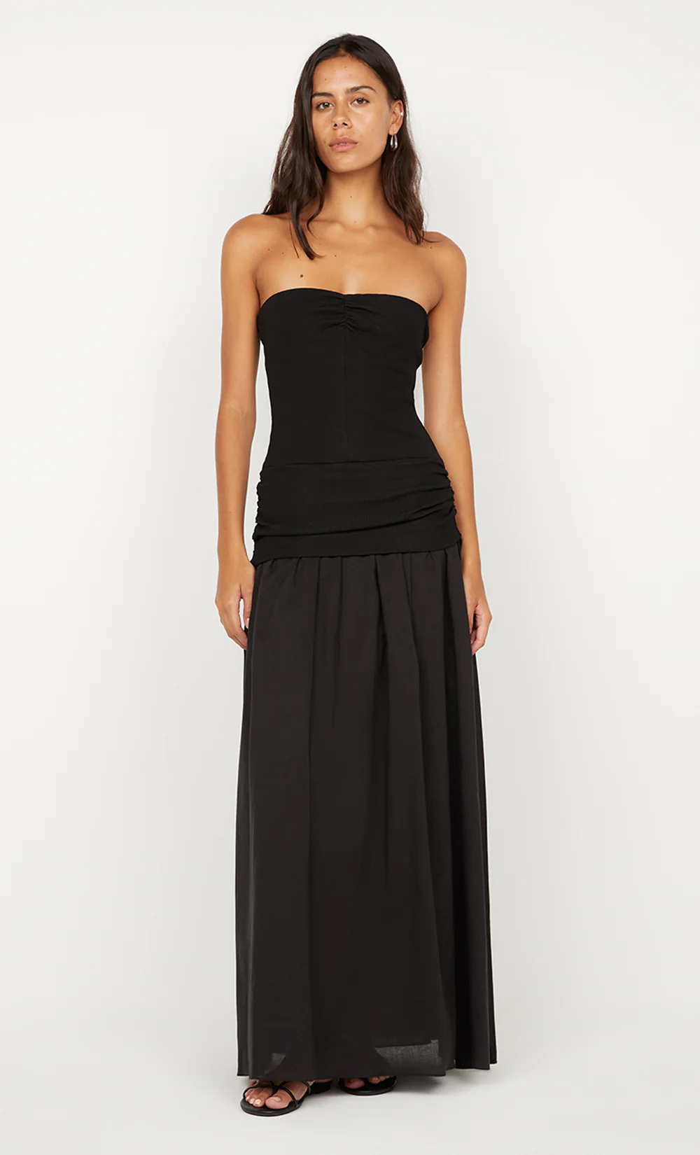 IONE MAXI DRESS - BLACK - Image 3