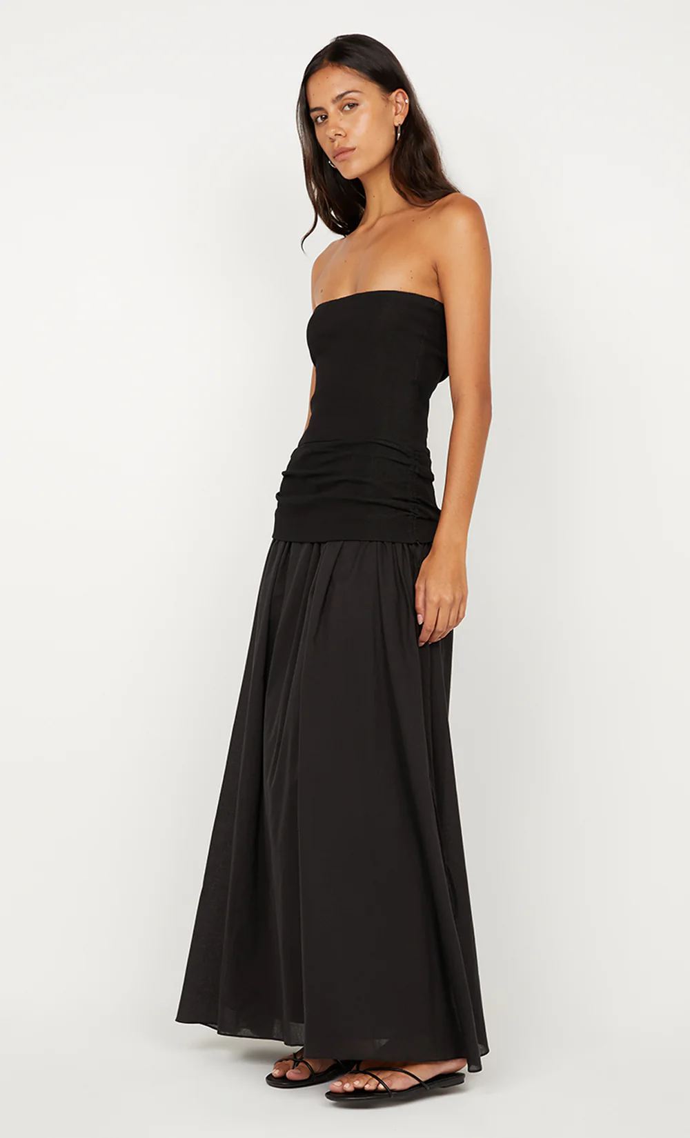IONE MAXI DRESS - BLACK - Image 6