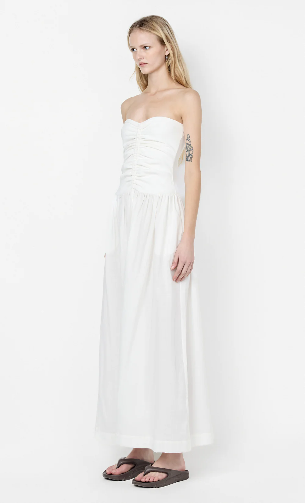 IONE MAXI DRESS - IVORY - Image 2