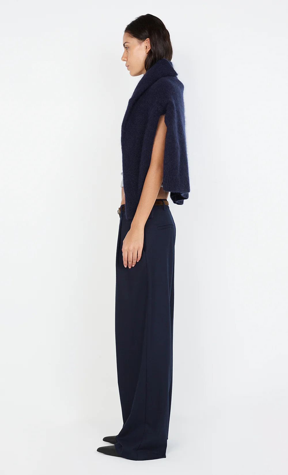 JAMIE WIDE LEG PANT - INK - Image 3