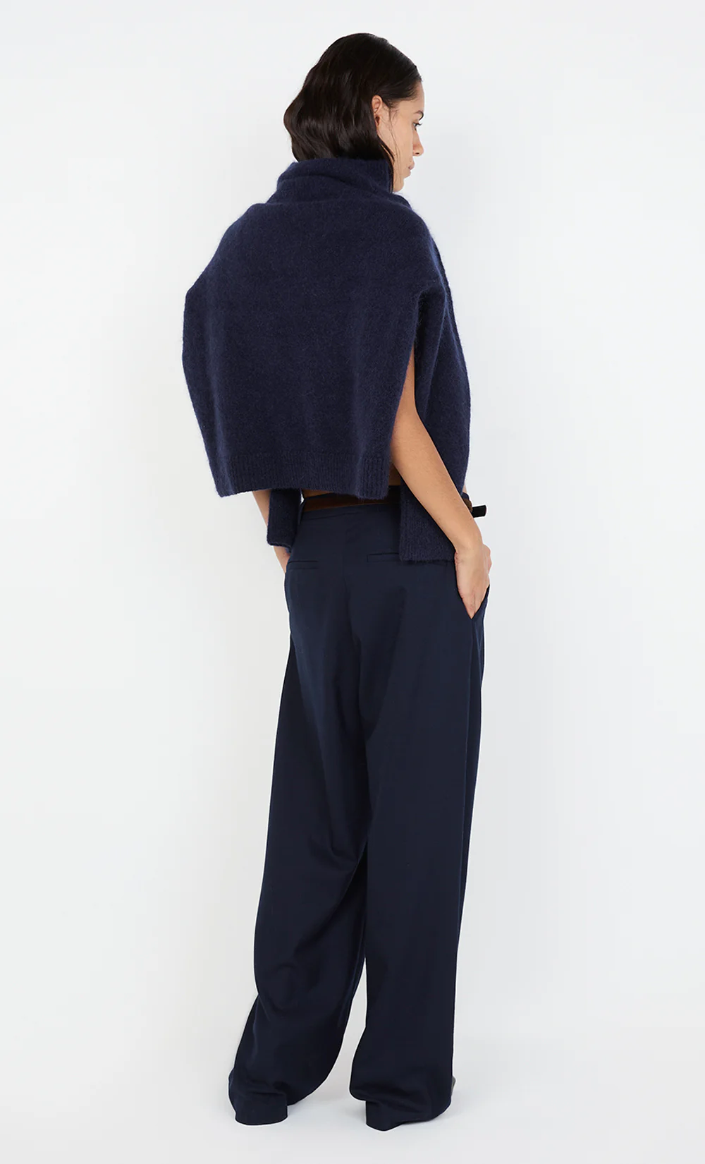 JAMIE WIDE LEG PANT - INK - Image 4