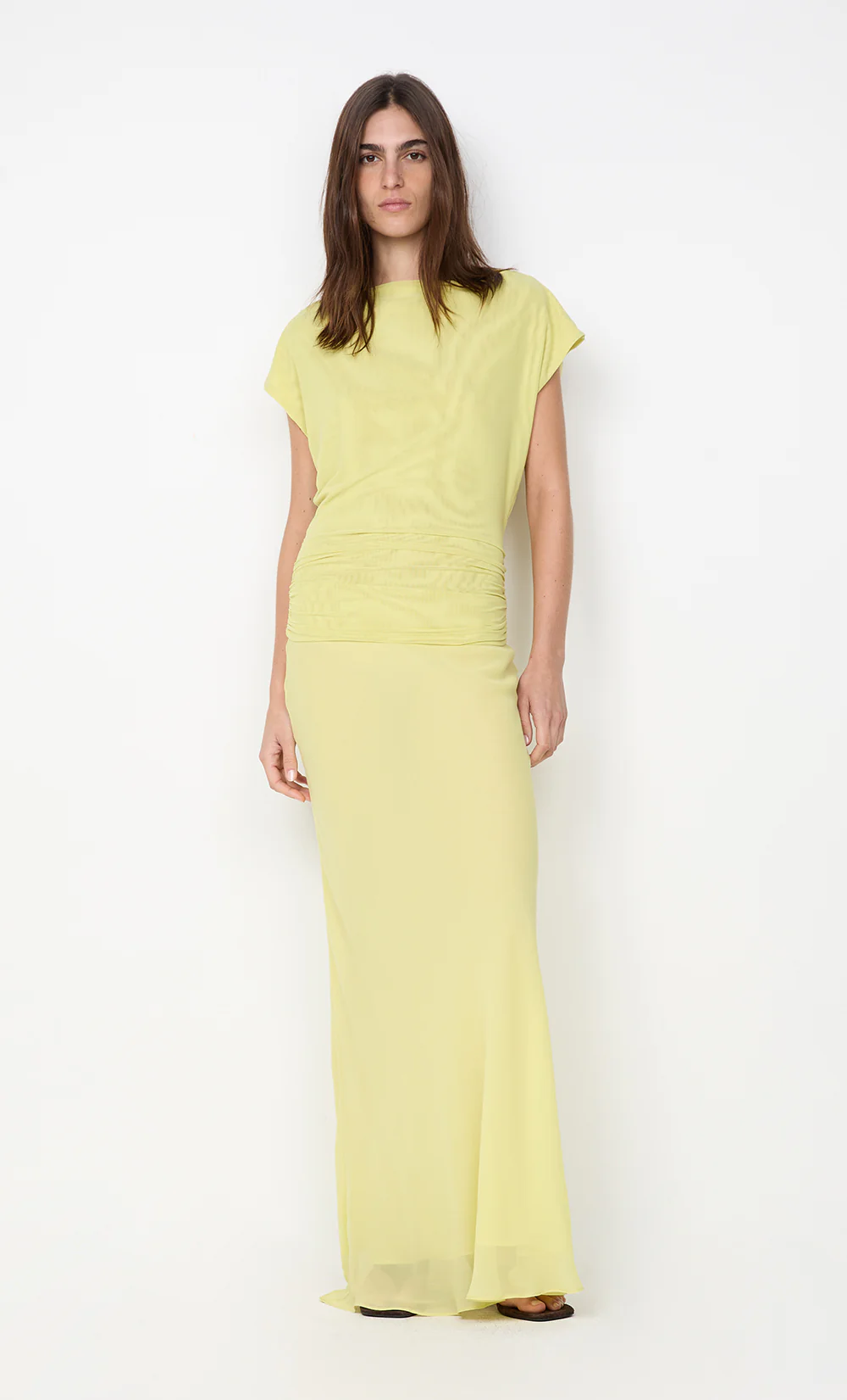 JEHNAYA ASYM MAXI DRESS - CITRUS
