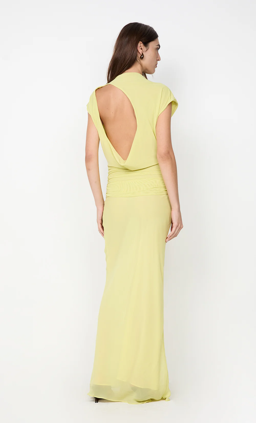 JEHNAYA ASYM MAXI DRESS - CITRUS - Image 3