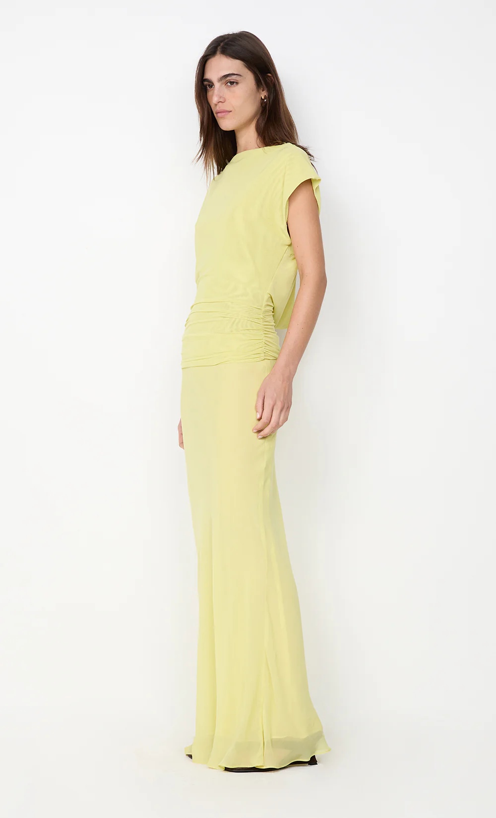 JEHNAYA ASYM MAXI DRESS - CITRUS - Image 4