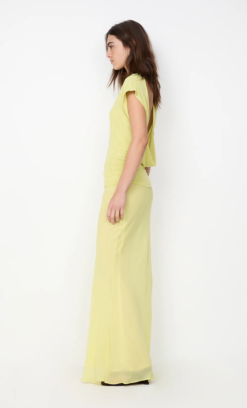 JEHNAYA ASYM MAXI DRESS - CITRUS - Image 5