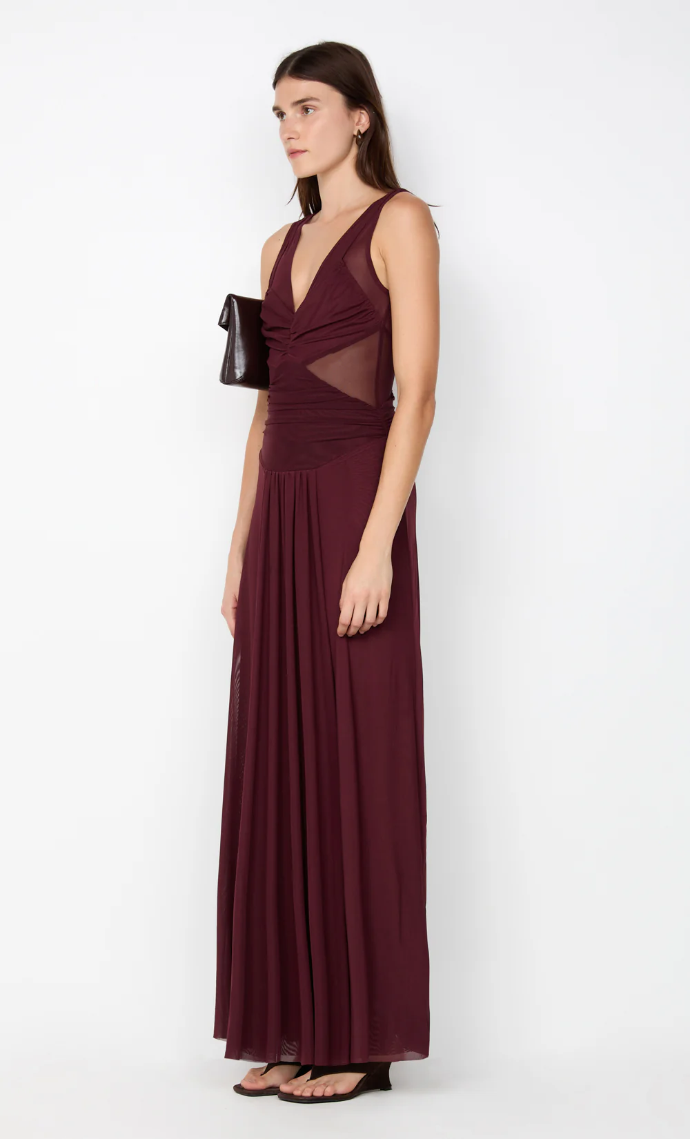 JIMENA MAXI DRESS - PLUM - Image 5