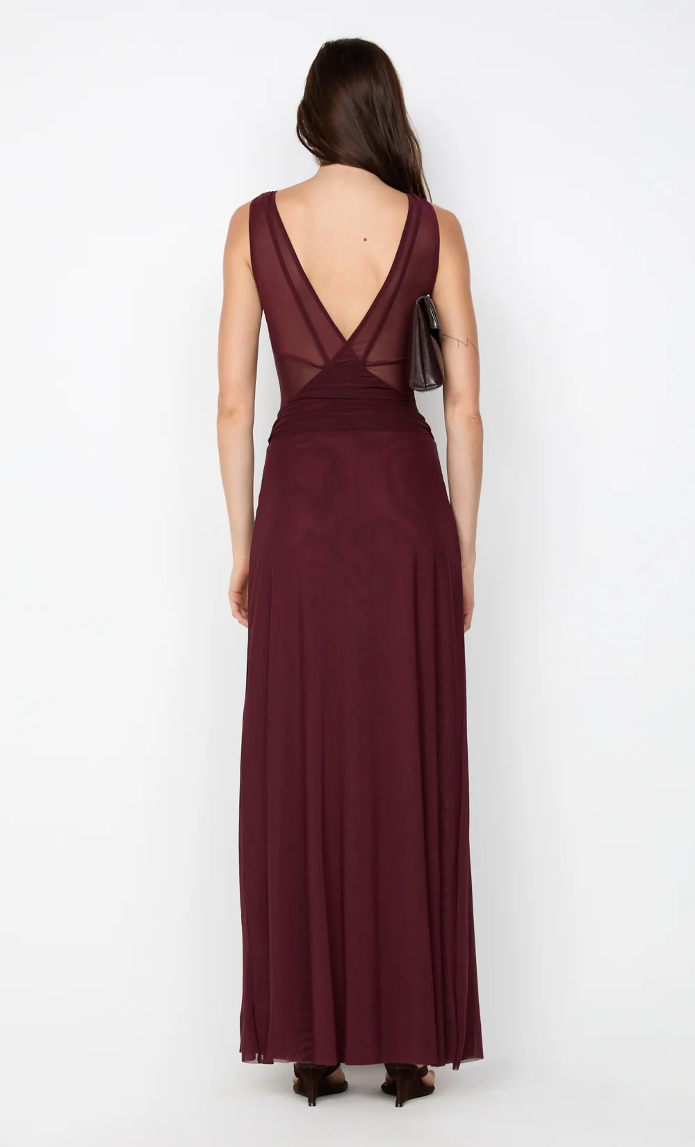 JIMENA MAXI DRESS - PLUM - Image 7