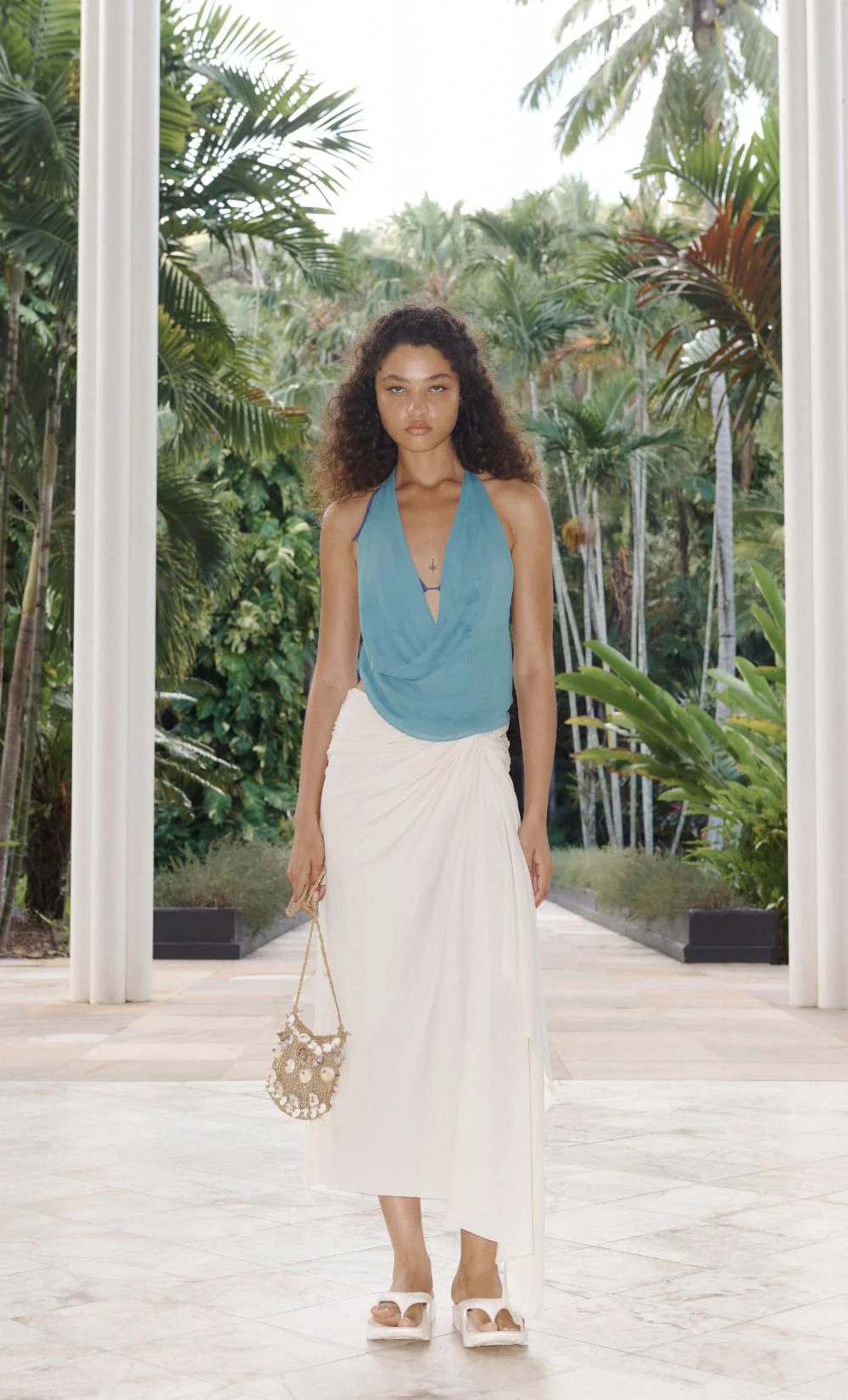 LANDON HALTER TOP - DEEP SEAFOAM - Image 6