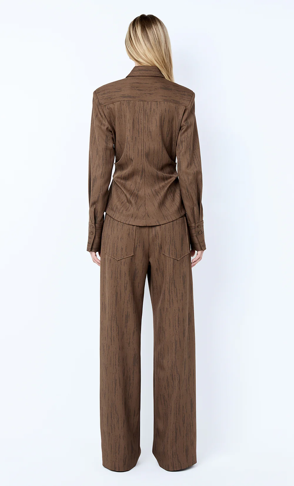 LAURENT SHIRT - WOODGRAIN CHOC - Image 5