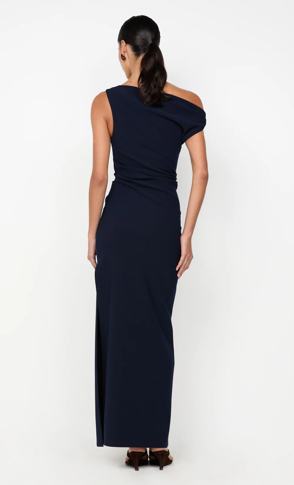 LEORA ASYM MAXI DRESS - INK - Image 5