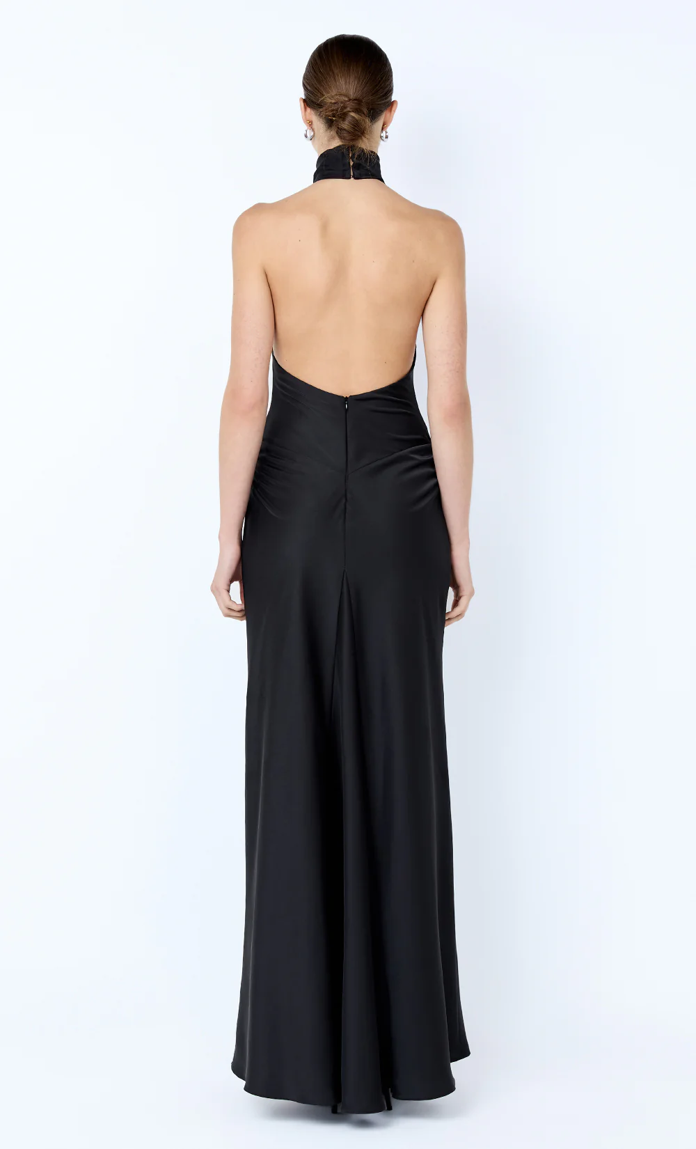 LISETTE HALTER MAXI DRESS - BLACK - Image 3