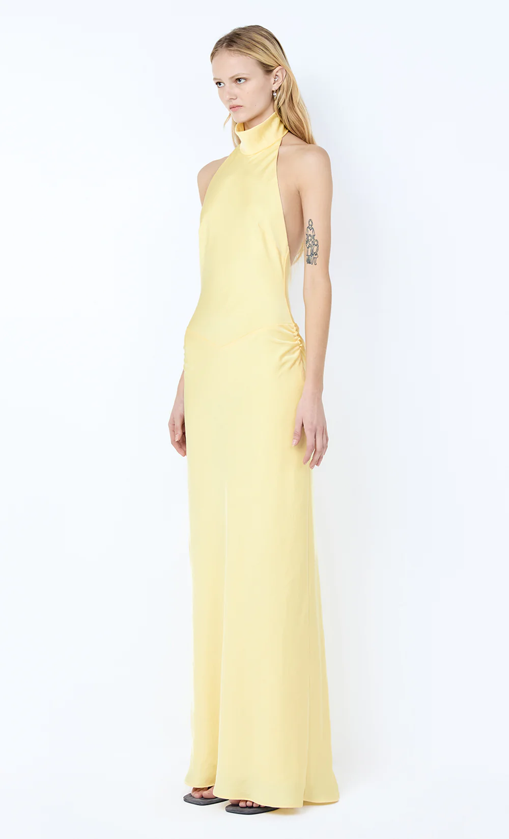LISETTE HALTER MAXI DRESS - CITRON - Image 2