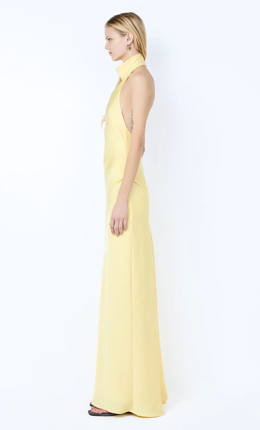 LISETTE HALTER MAXI DRESS - CITRON - Image 3
