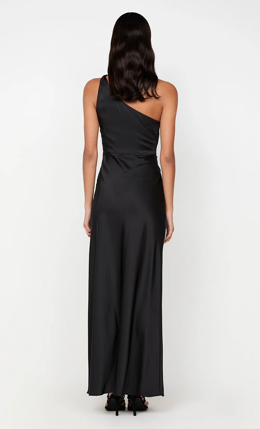 LUNETTA ASYM DRESS - BLACK - Image 6