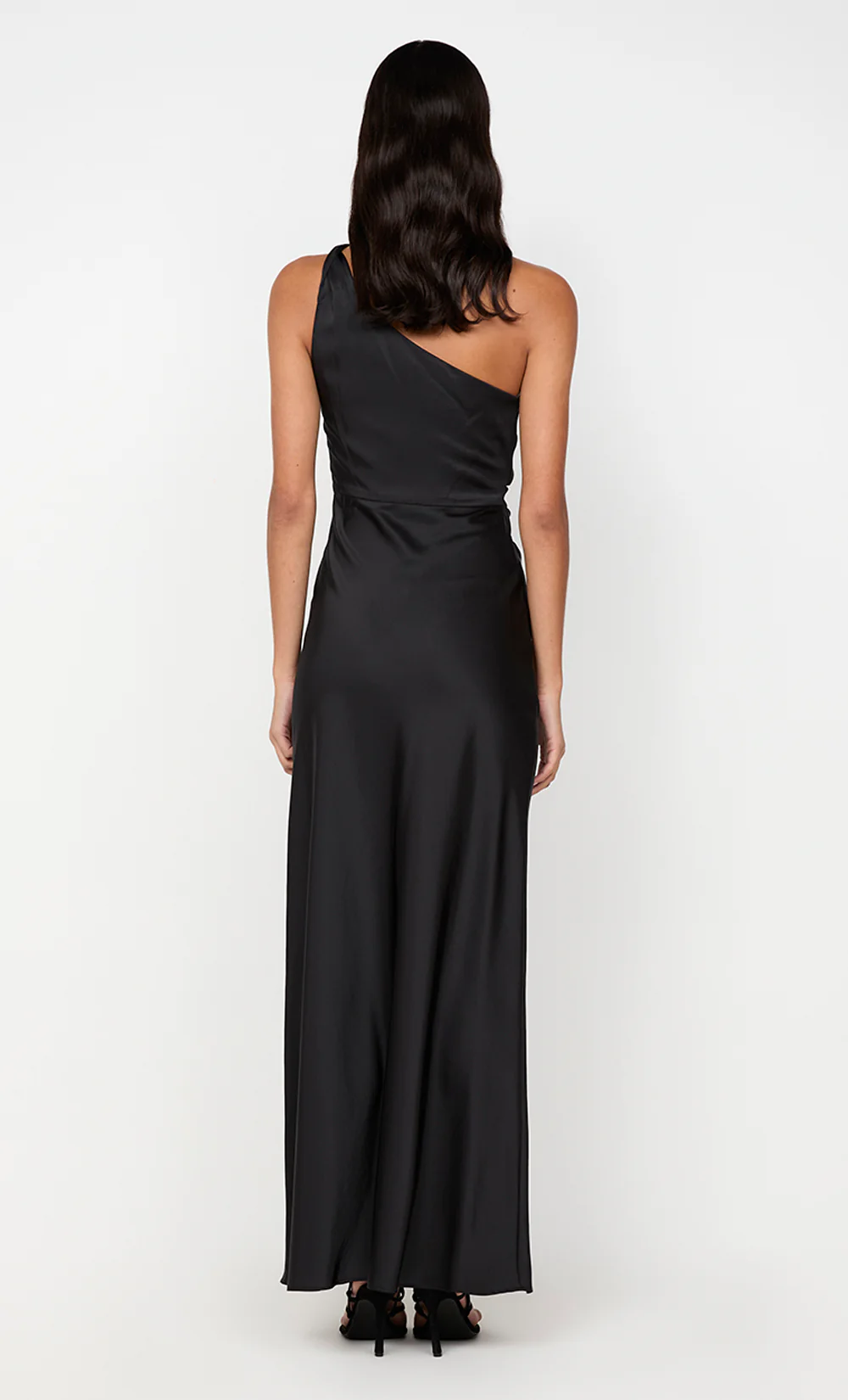 LUNETTA ASYM DRESS - BLACK - Image 7