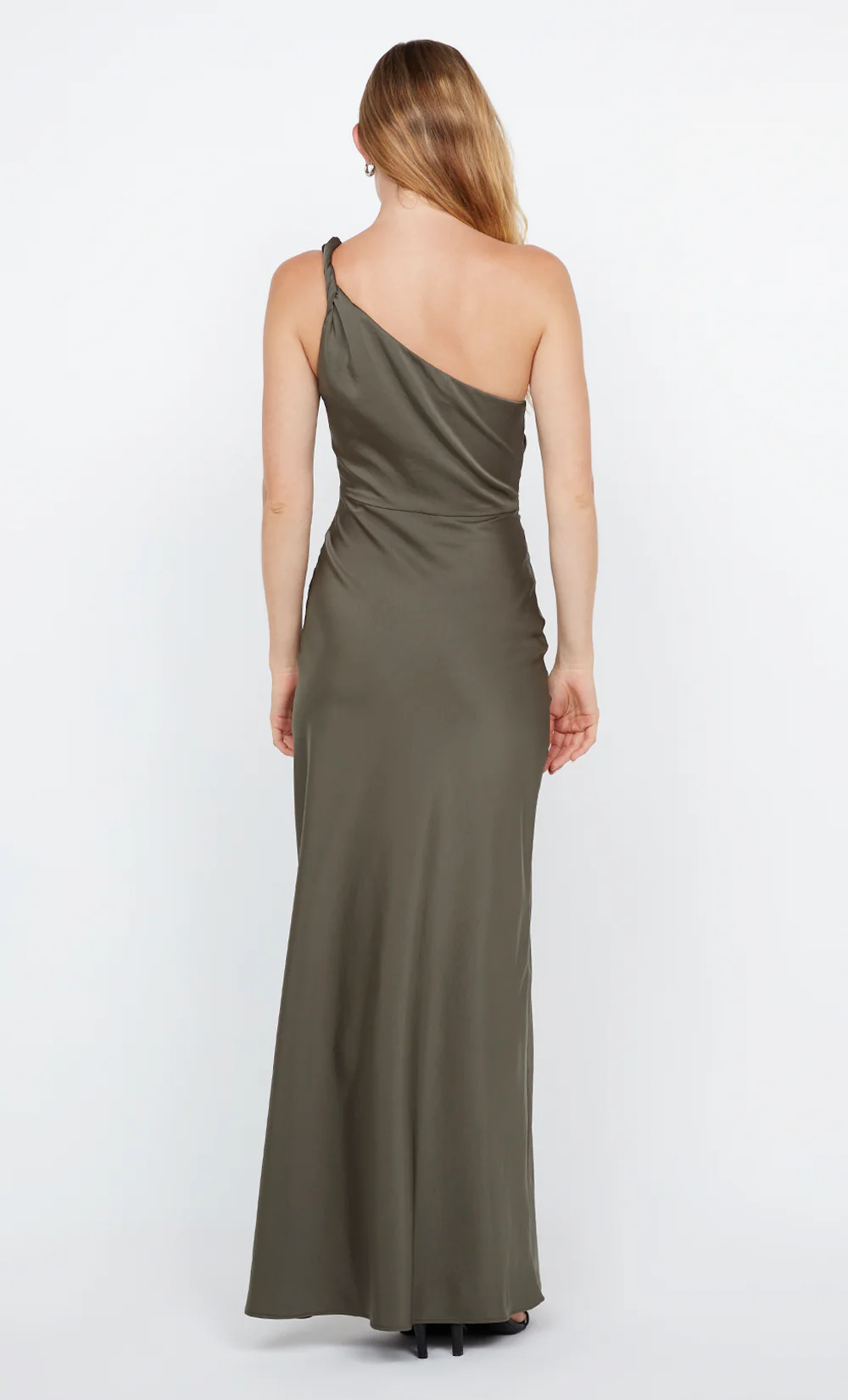 LUNETTA ASYM DRESS - DARK WILLOW - Image 2