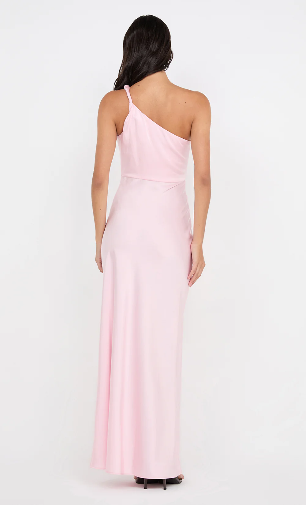 LUNETTA ASYM DRESS - POWDER PINK - Image 3