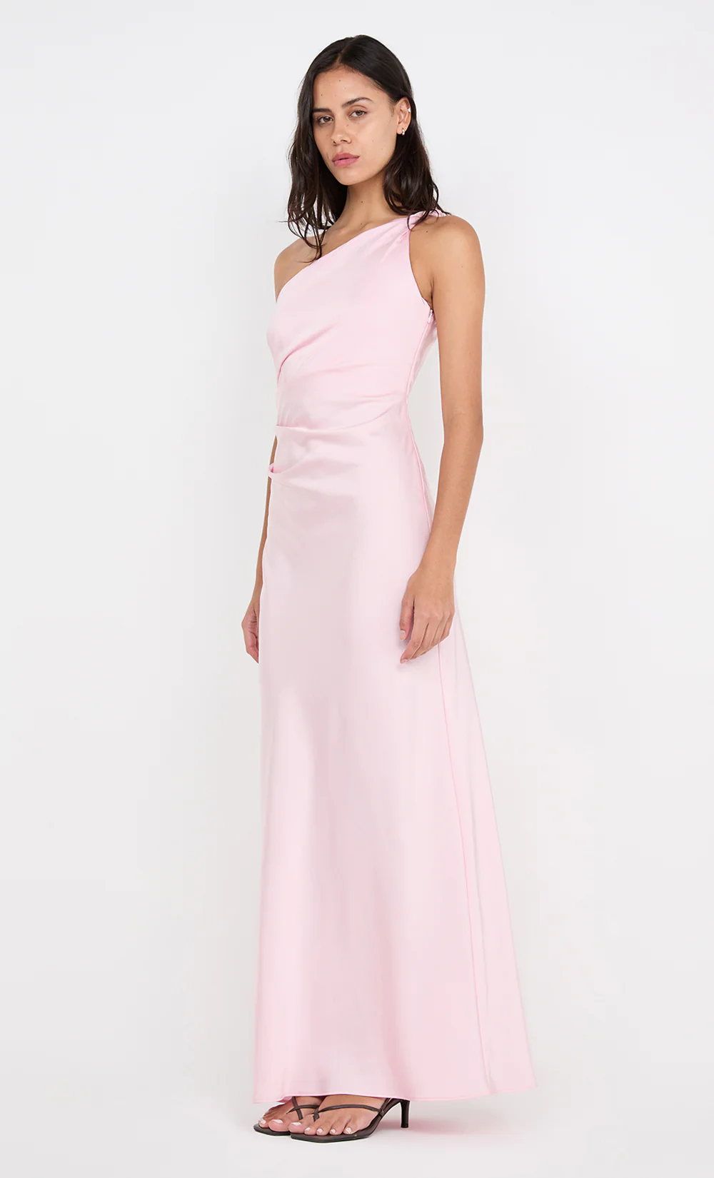 LUNETTA ASYM DRESS - POWDER PINK - Image 5