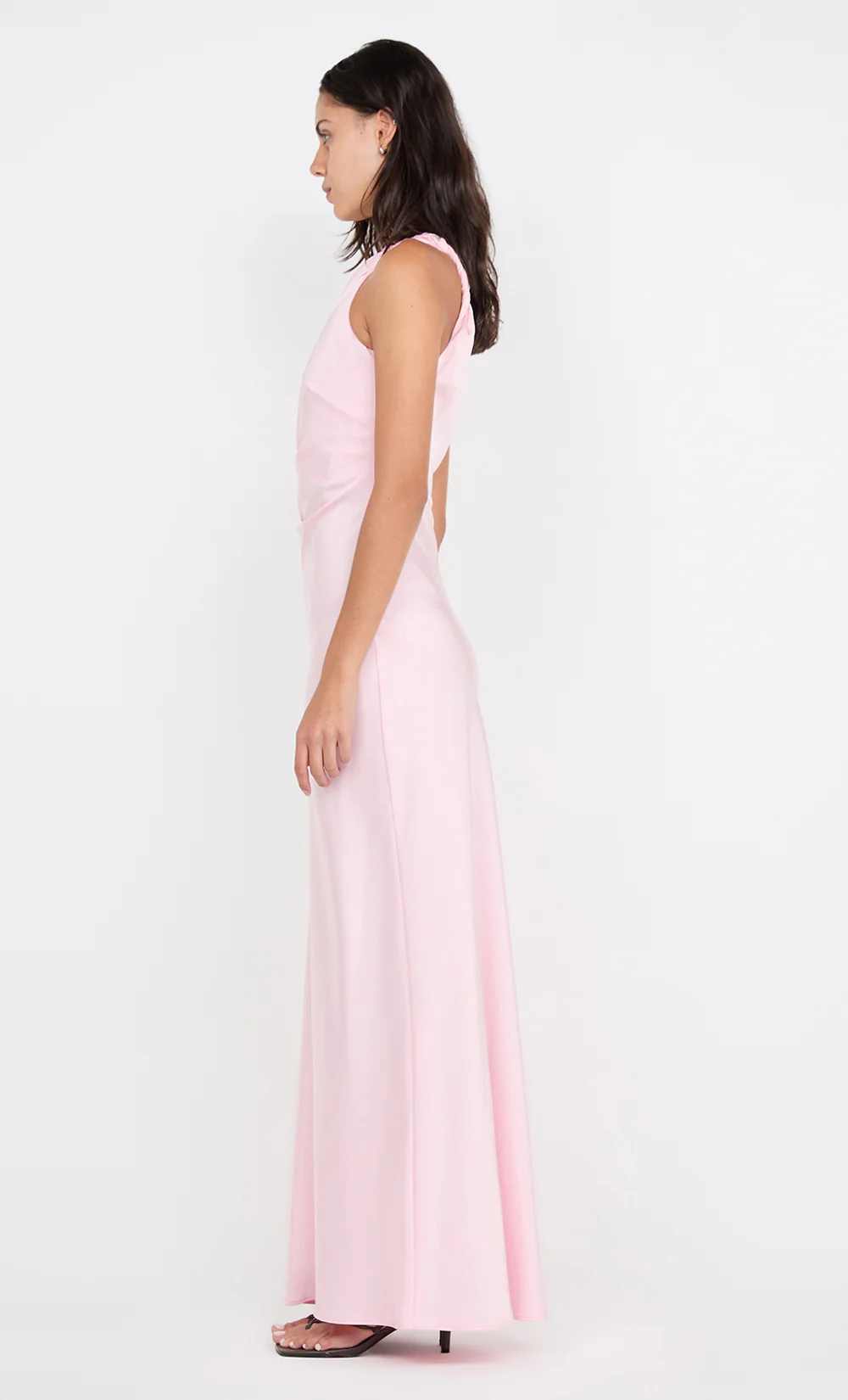 LUNETTA ASYM DRESS - POWDER PINK - Image 6