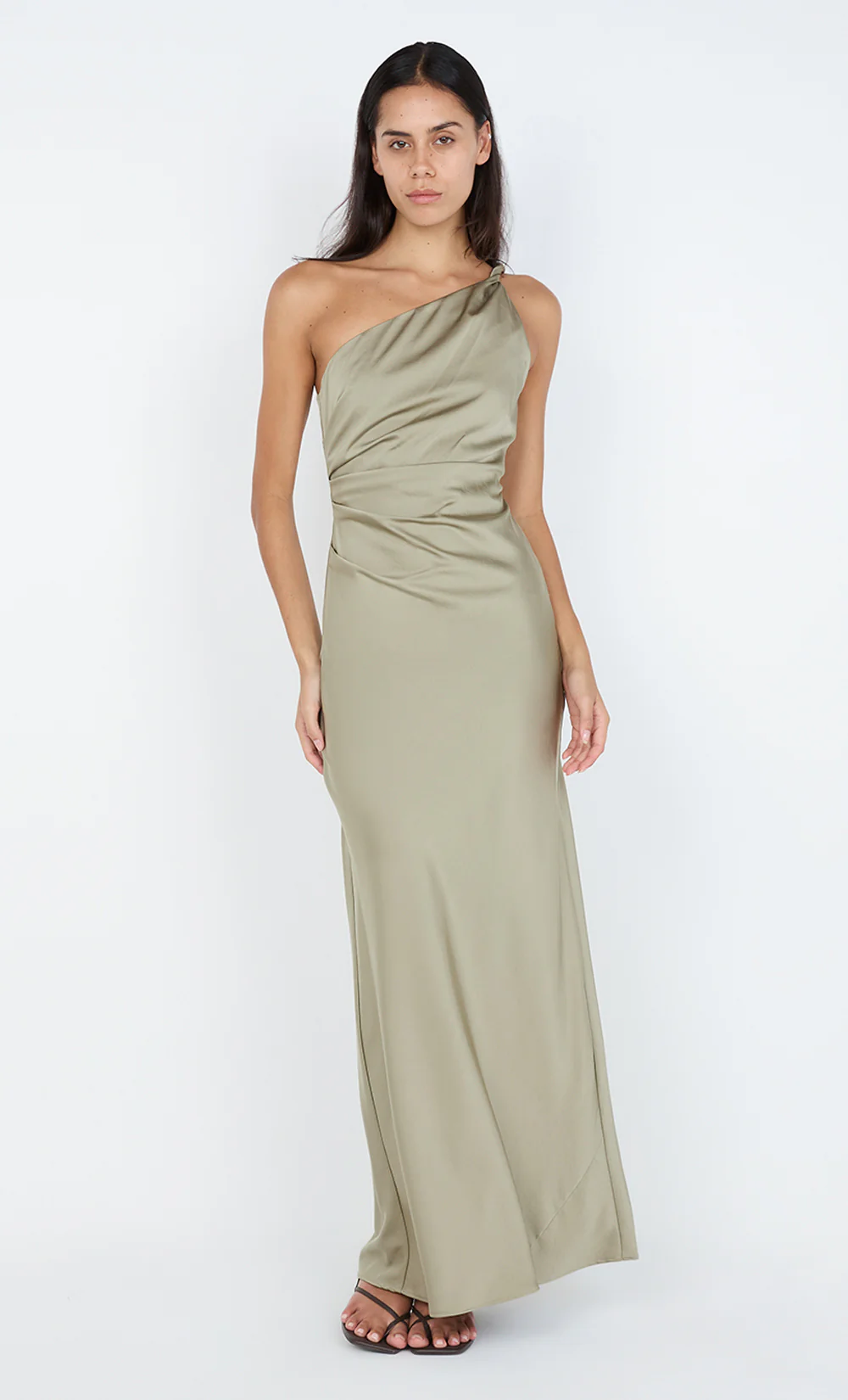 LUNETTA ASYM DRESS - SAGE