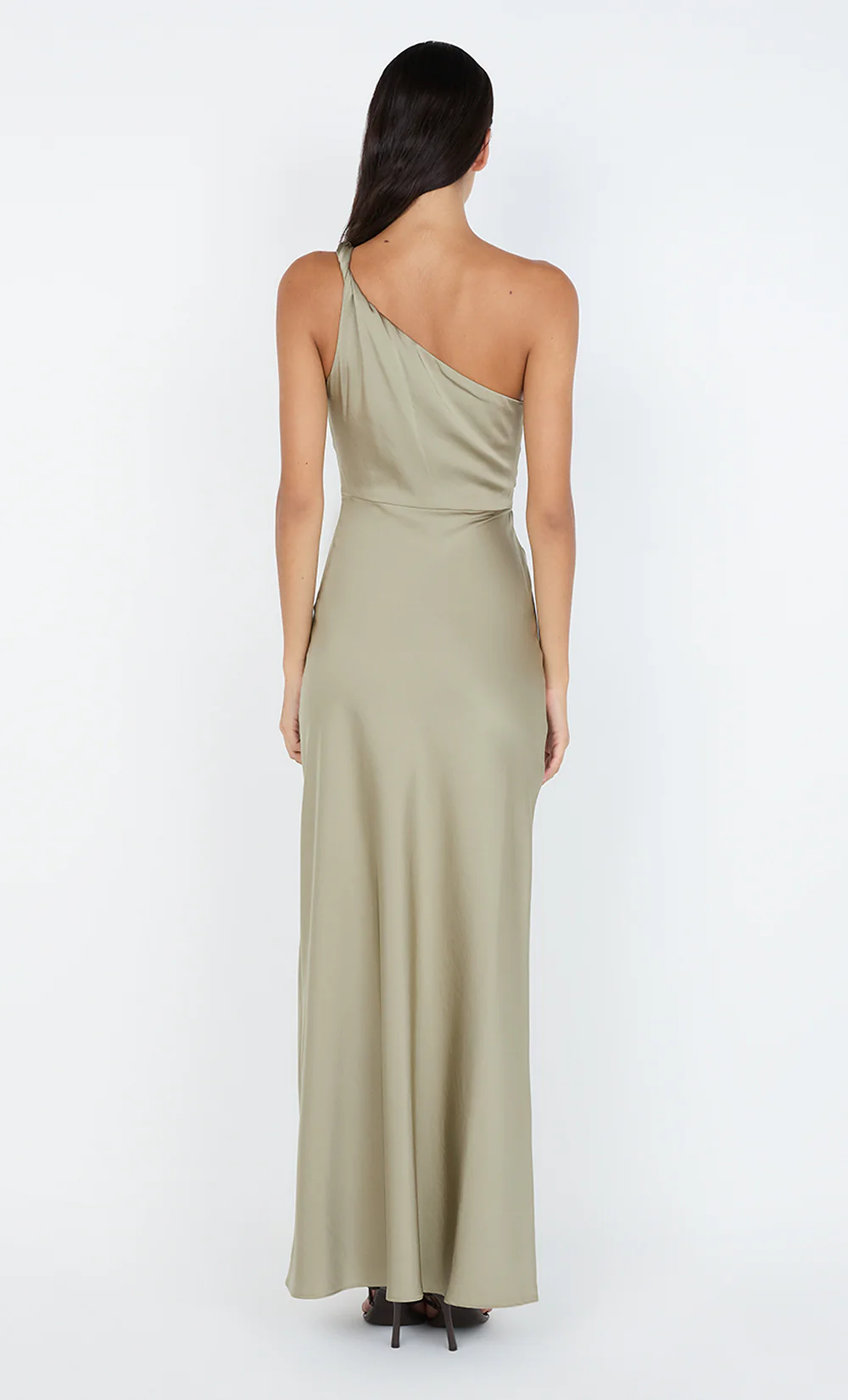 LUNETTA ASYM DRESS - SAGE - Image 6