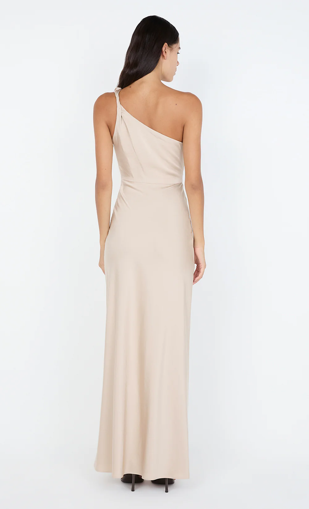 LUNETTA ASYM DRESS - SAND - Image 8