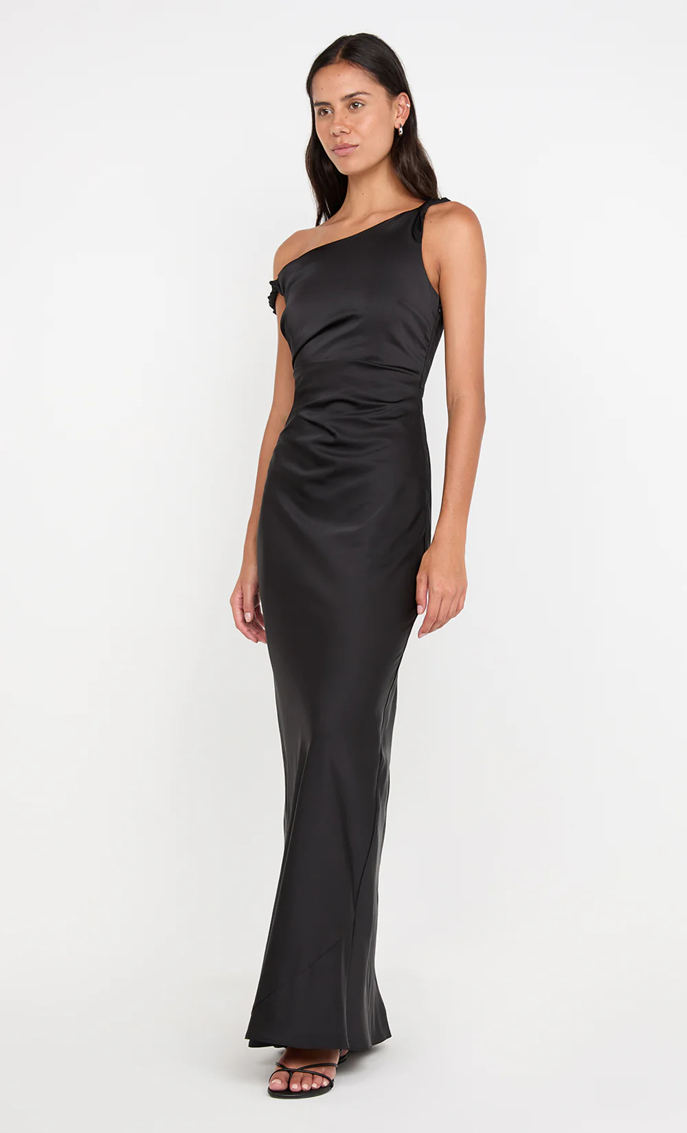 LUNETTA TWIST STRAP DRESS - BLACK - Image 3