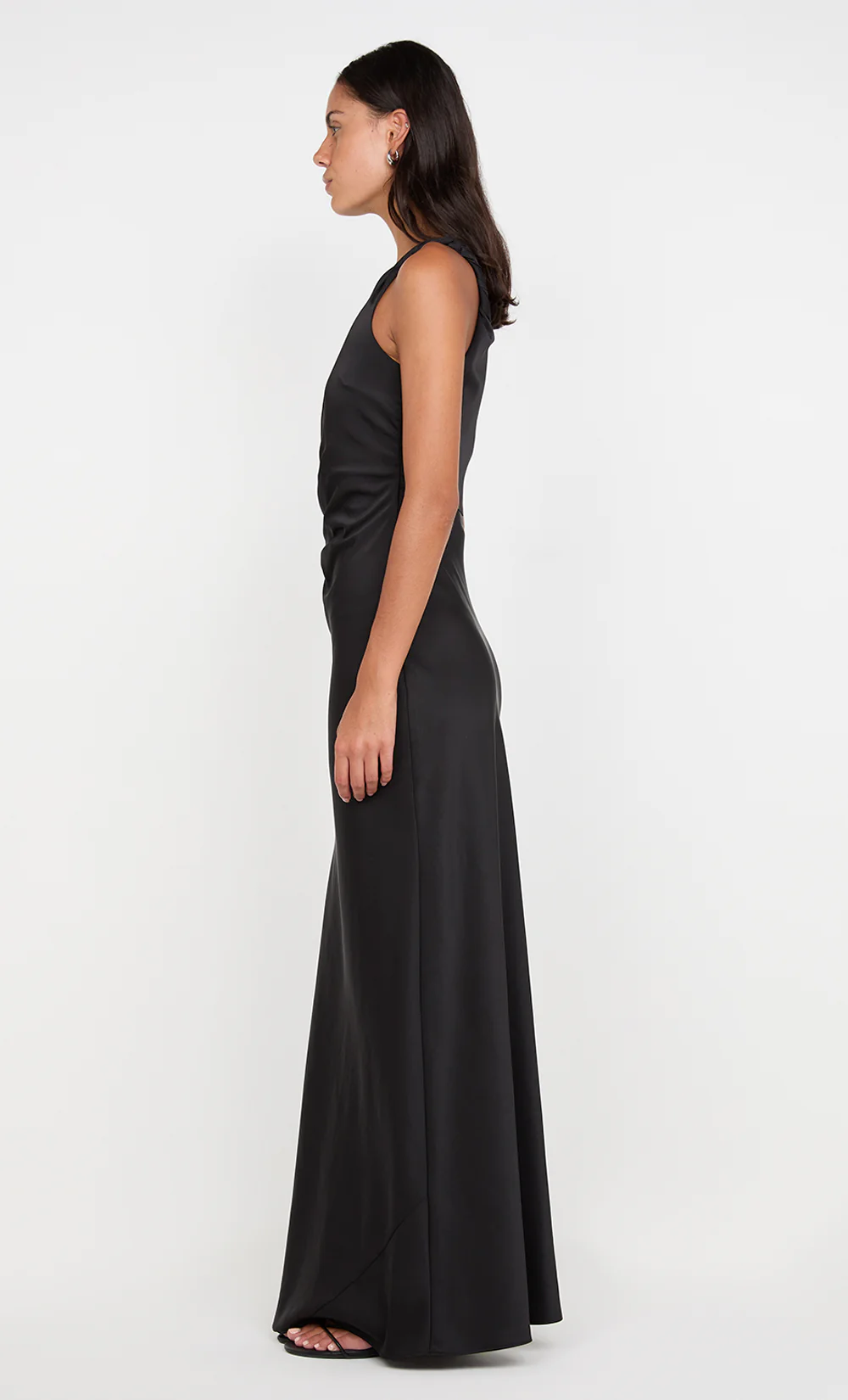 LUNETTA TWIST STRAP DRESS - BLACK - Image 4