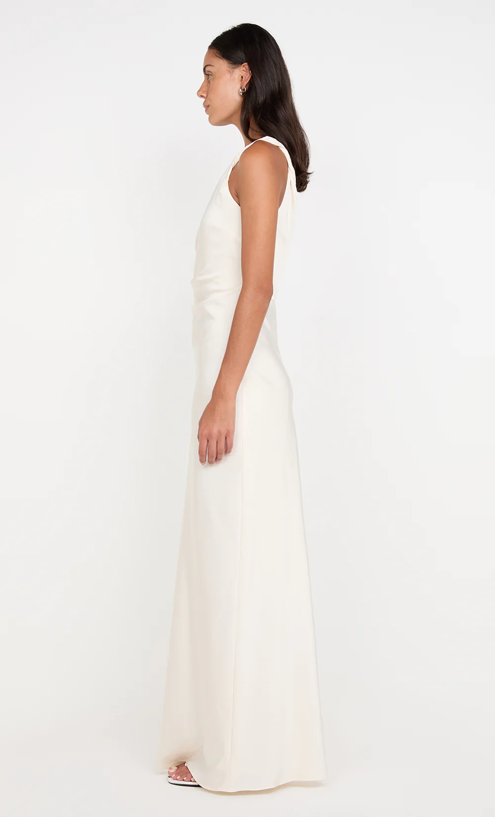 LUNETTA TWIST STRAP DRESS - CREAM - Image 4