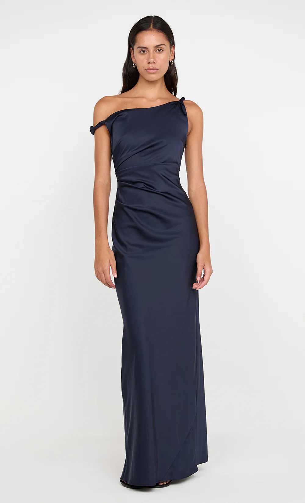 LUNETTA TWIST STRAP DRESS - INK