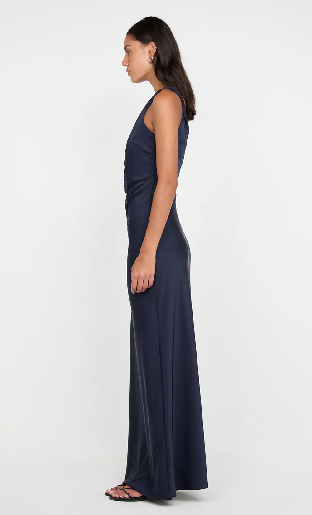 LUNETTA TWIST STRAP DRESS - INK - Image 4