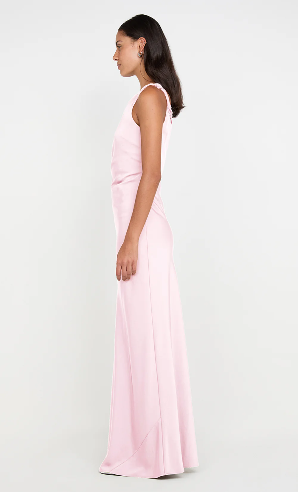 LUNETTA TWIST STRAP DRESS - POWDER PINK - Image 3