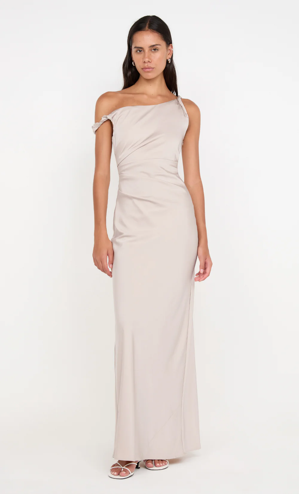 LUNETTA TWIST STRAP DRESS - SAND