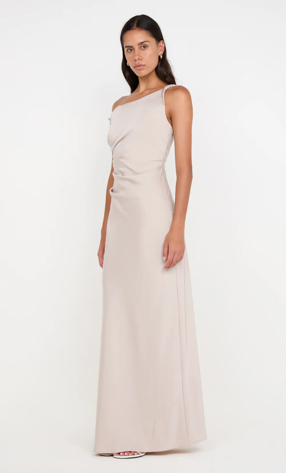 LUNETTA TWIST STRAP DRESS - SAND - Image 2