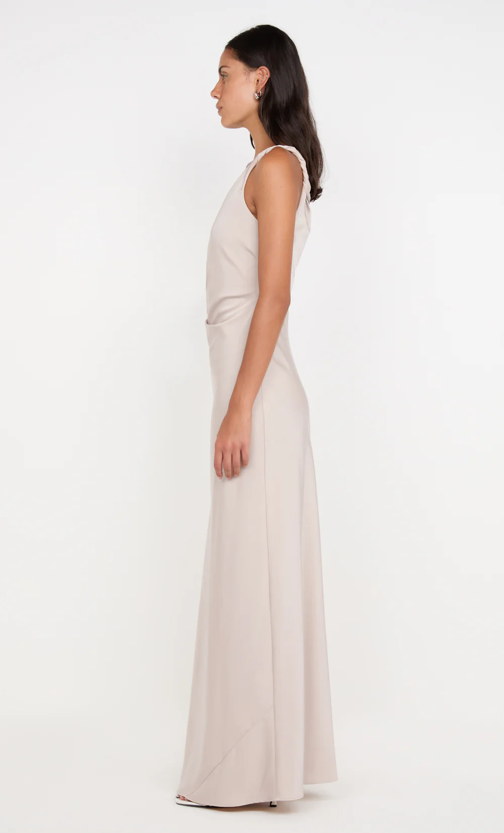 LUNETTA TWIST STRAP DRESS - SAND - Image 3