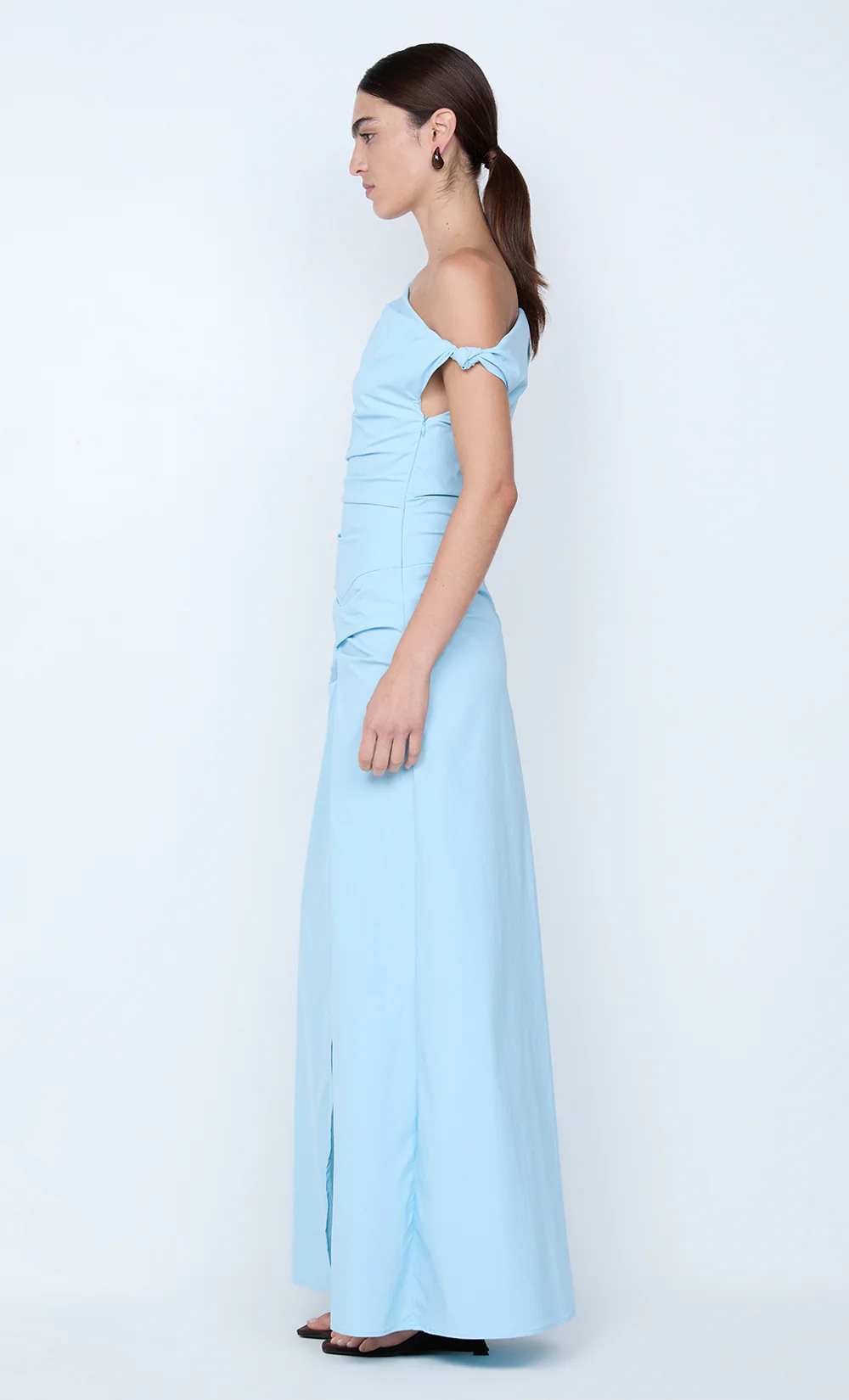 LYANA ASYM MAXI DRESS - SKY BLUE - Image 4