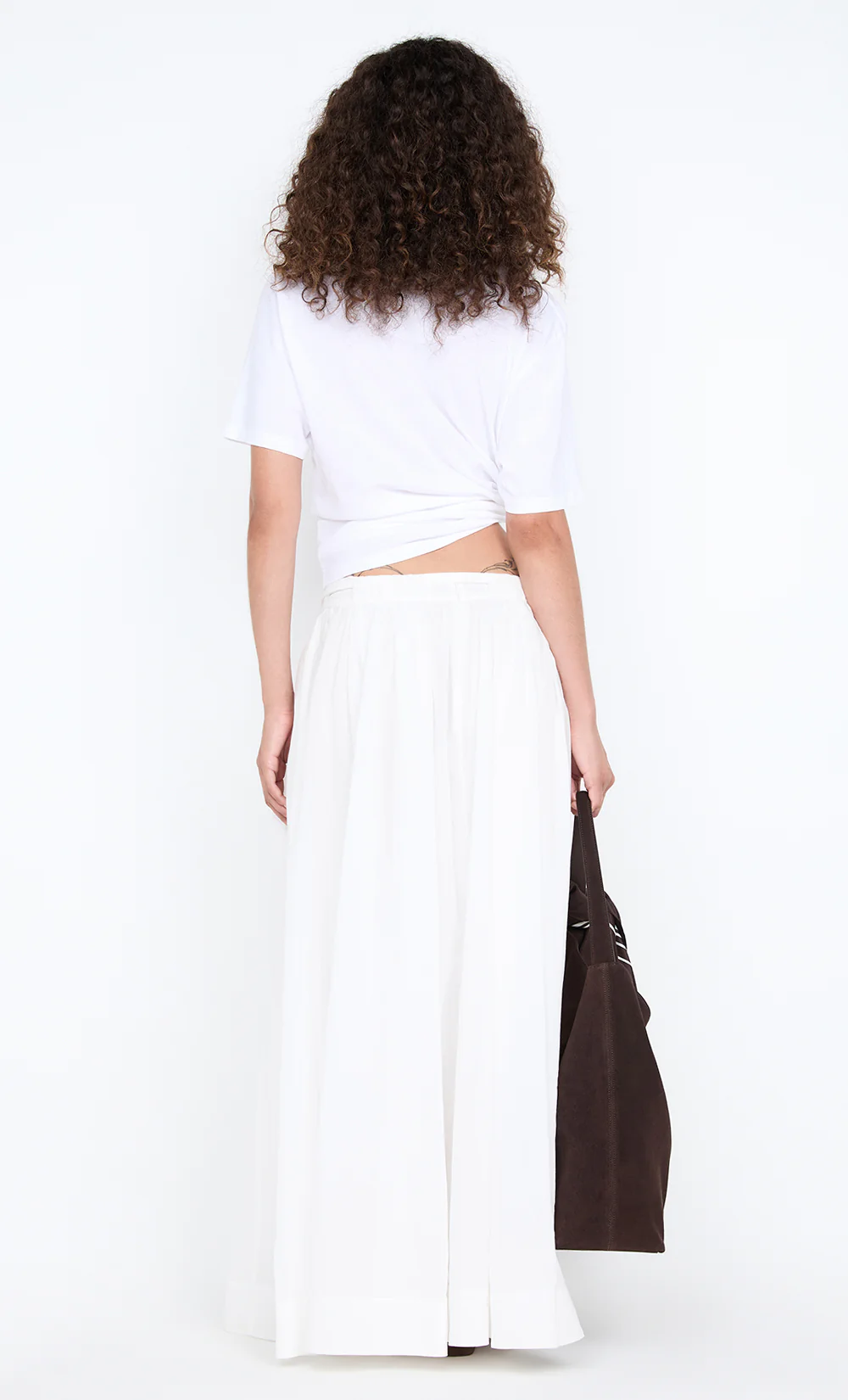 LYNNA MAXI SKIRT - WHITE - Image 5