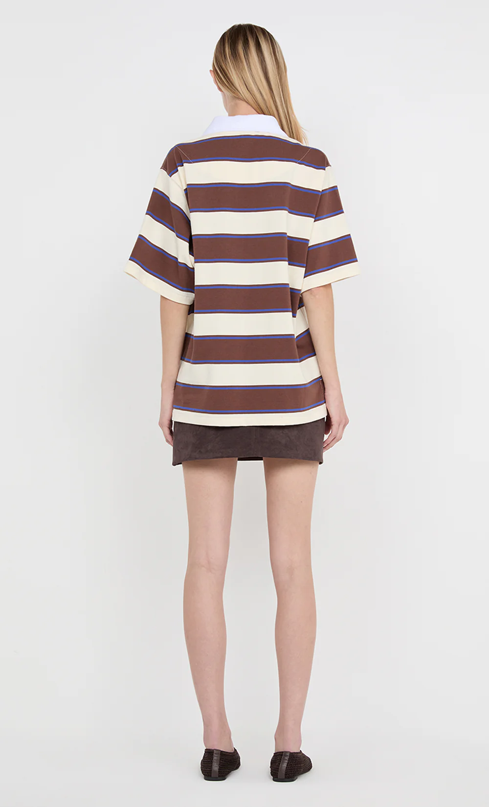 LYON MINI SKIRT - DARK CHOCOLATE - Image 7
