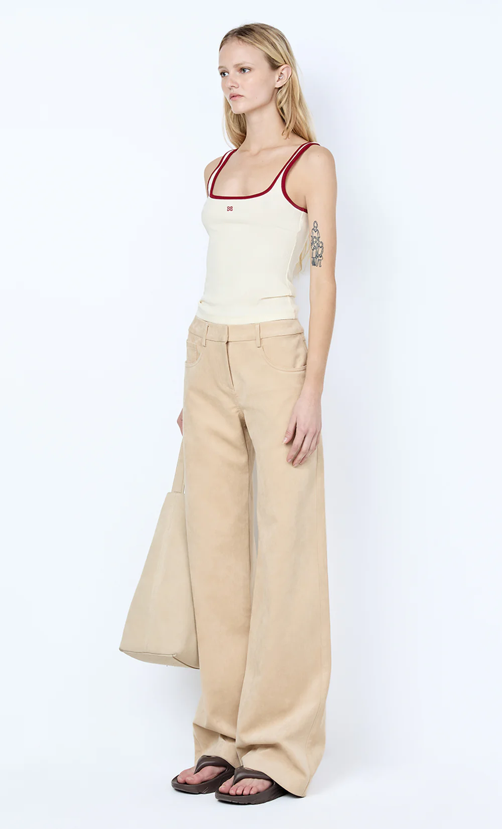 LYON PANT - NOUGAT - Image 3