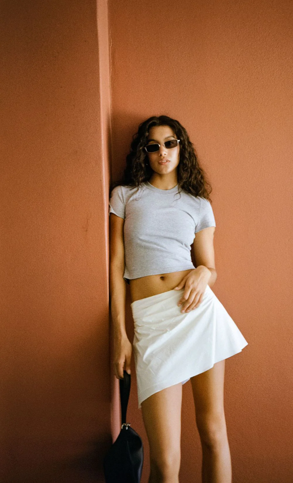 MARCELINE MINI SKIRT - CREAM - Image 2